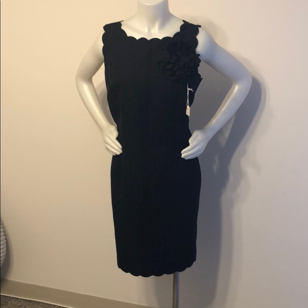 Beautiful Dark Blue embroidered sleeveless dress